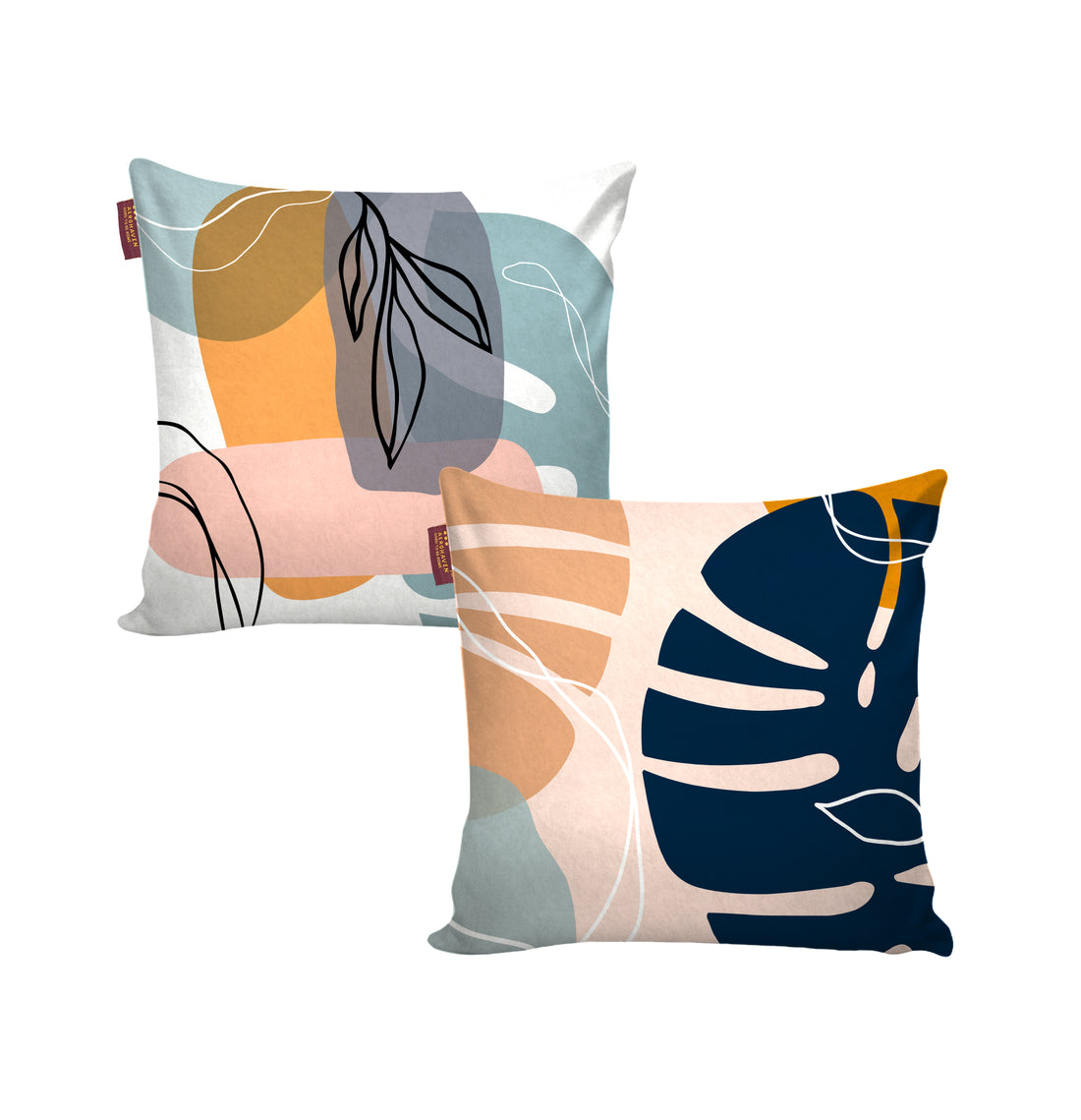 Premium Velvet Set of 2 Decorative Throw Pillow/Cushion Covers