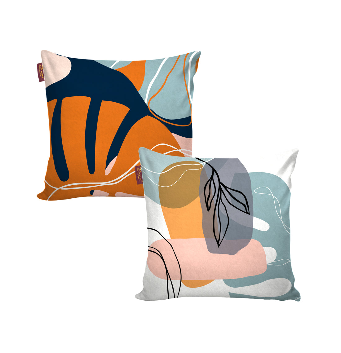 Premium Velvet Set of 2 Decorative Throw Pillow/Cushion Covers