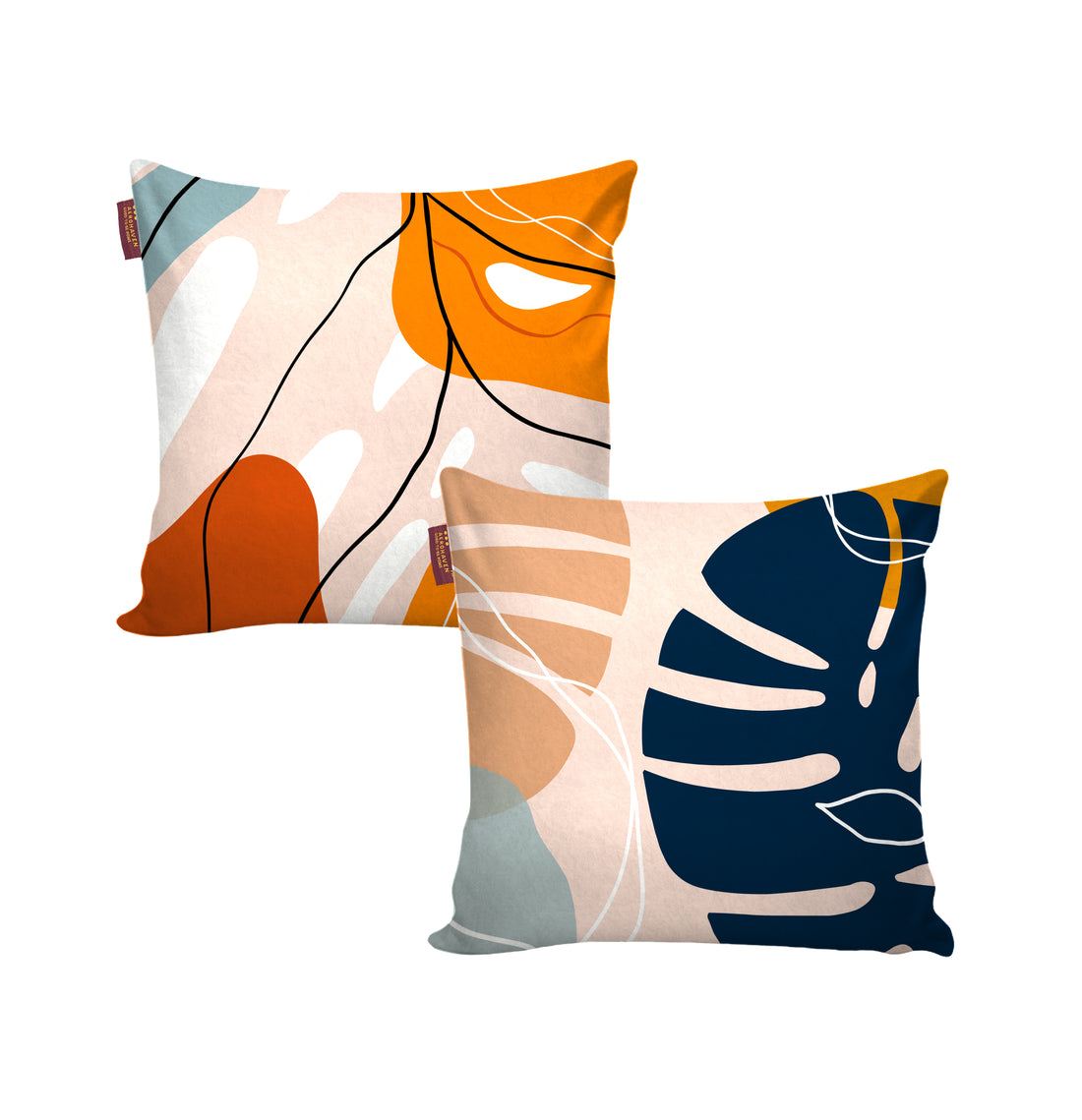 Premium Velvet Set of 2 Decorative Throw Pillow/Cushion Covers