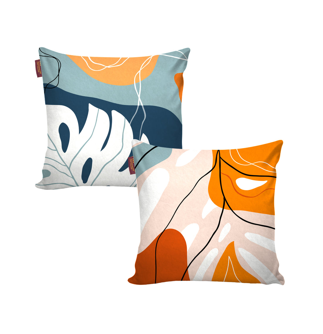Premium Velvet Set of 2 Decorative Throw Pillow/Cushion Covers