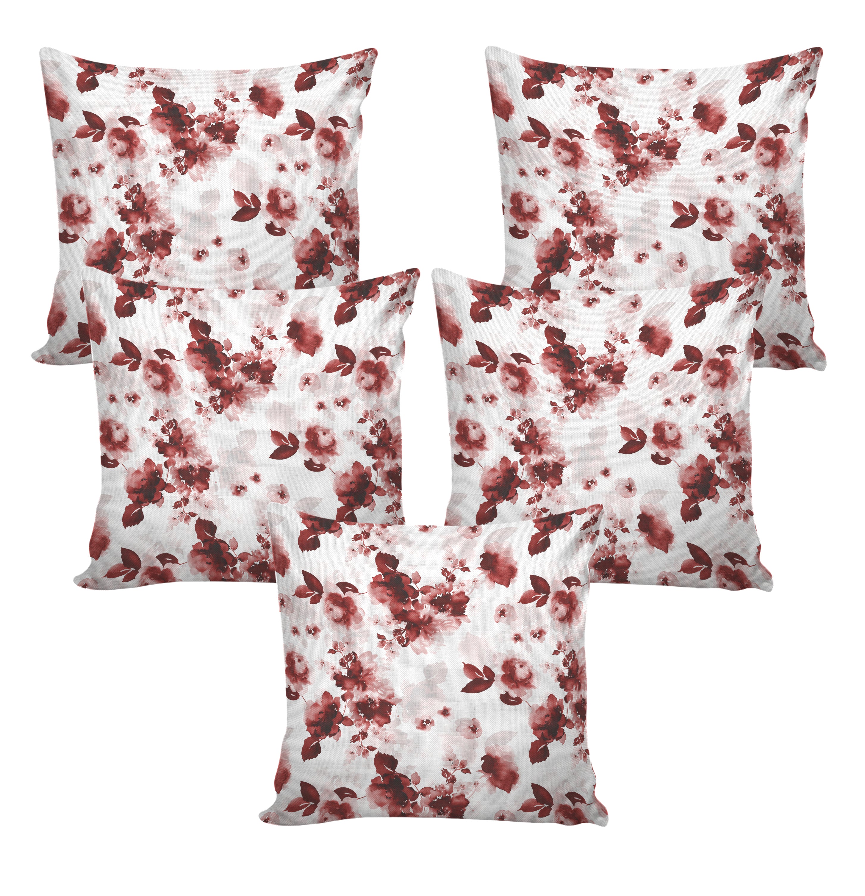 Set of 5 Designer Decorative Throw Pillow/Cushion Covers