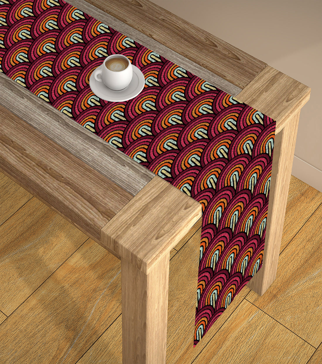Premium HD Digital Printed Polyester Table Runner