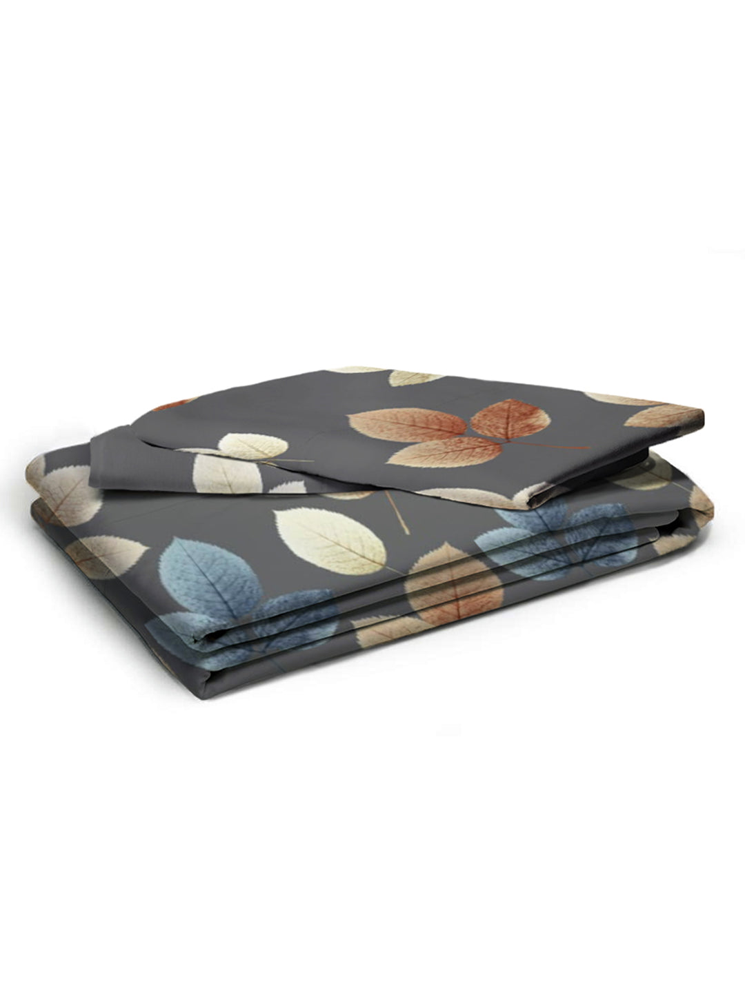 Glace Cotton Abstract Flat Double Bedsheet with 2 Pillow Covers