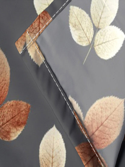 Glace Cotton Abstract Flat Double Bedsheet with 2 Pillow Covers