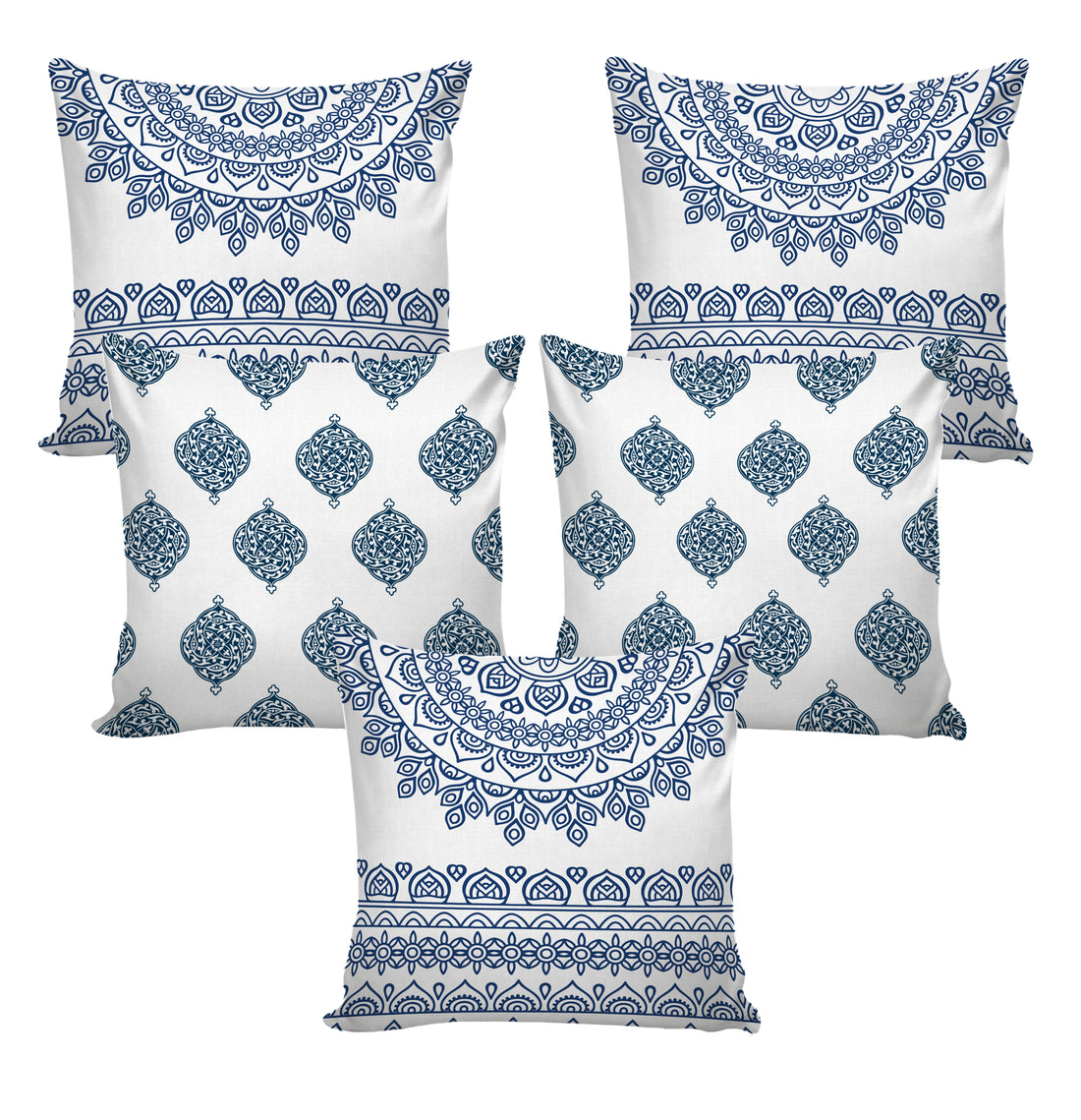 Set of 5 Designer Decorative Throw Pillow/Cushion Covers