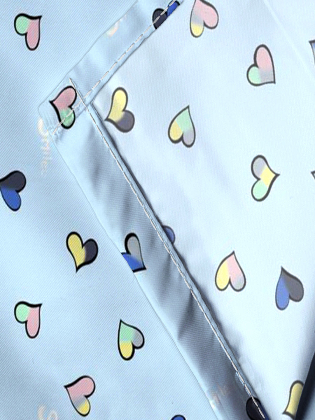 Glace Cotton Abstract Flat Single Bedsheet with 1 Pillow Cover