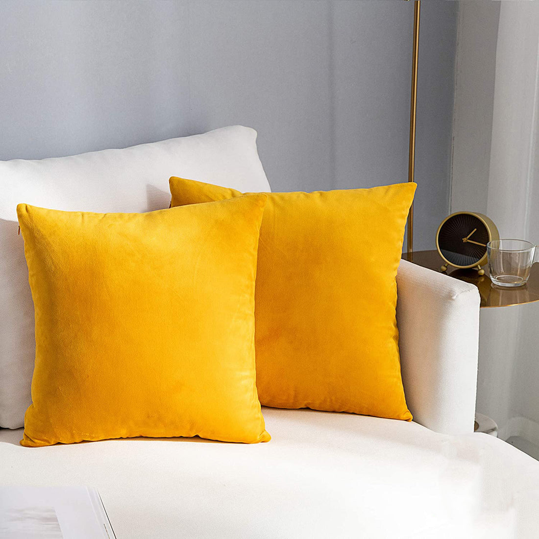Premium Velvet Reversible Decorative Throw Pillow/Cushion Covers