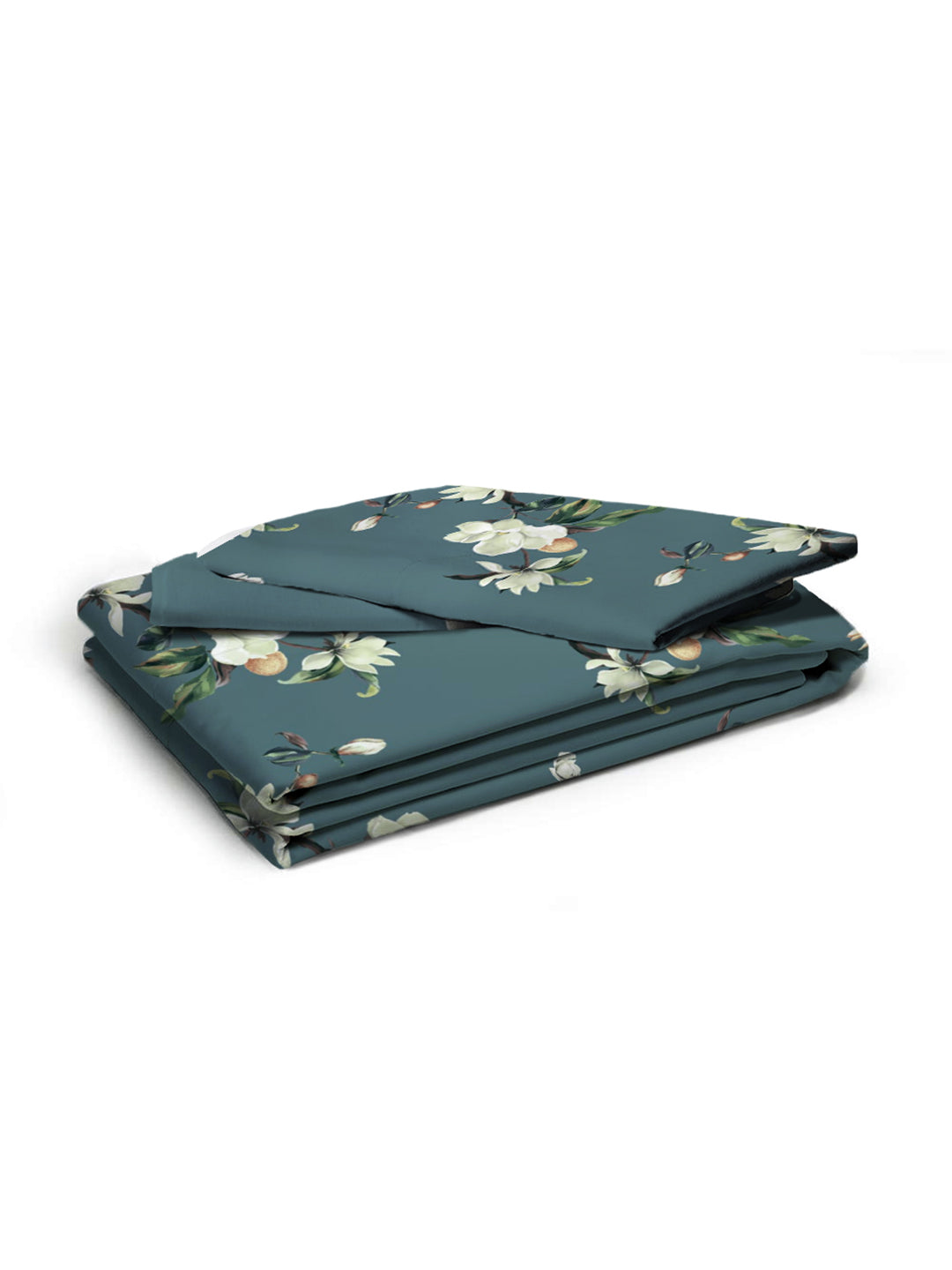 Glace Cotton Abstract Flat Double Bedsheet with 2 Pillow Covers
