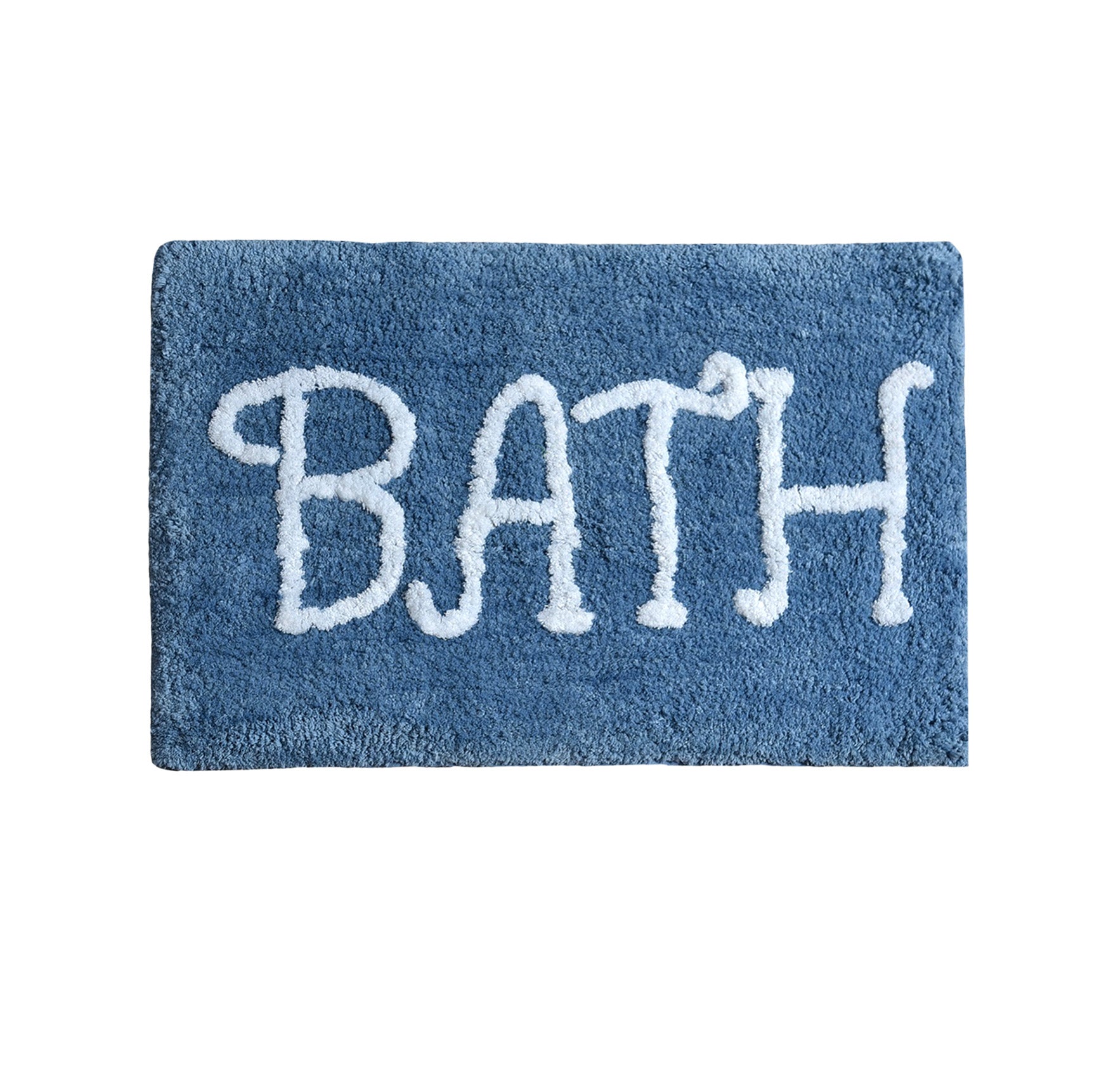 Premium Microfiber Modern Anti Slip Bathmat, Aqua