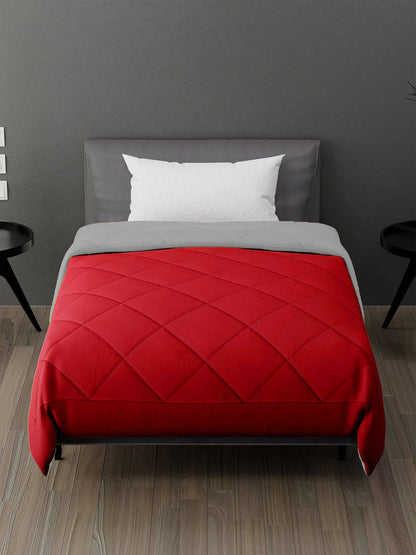 AEROHAVEN 220 GSM Microfiber All-Weather Solid Colour Bed Reversible Comforter AC Quilt Blanket