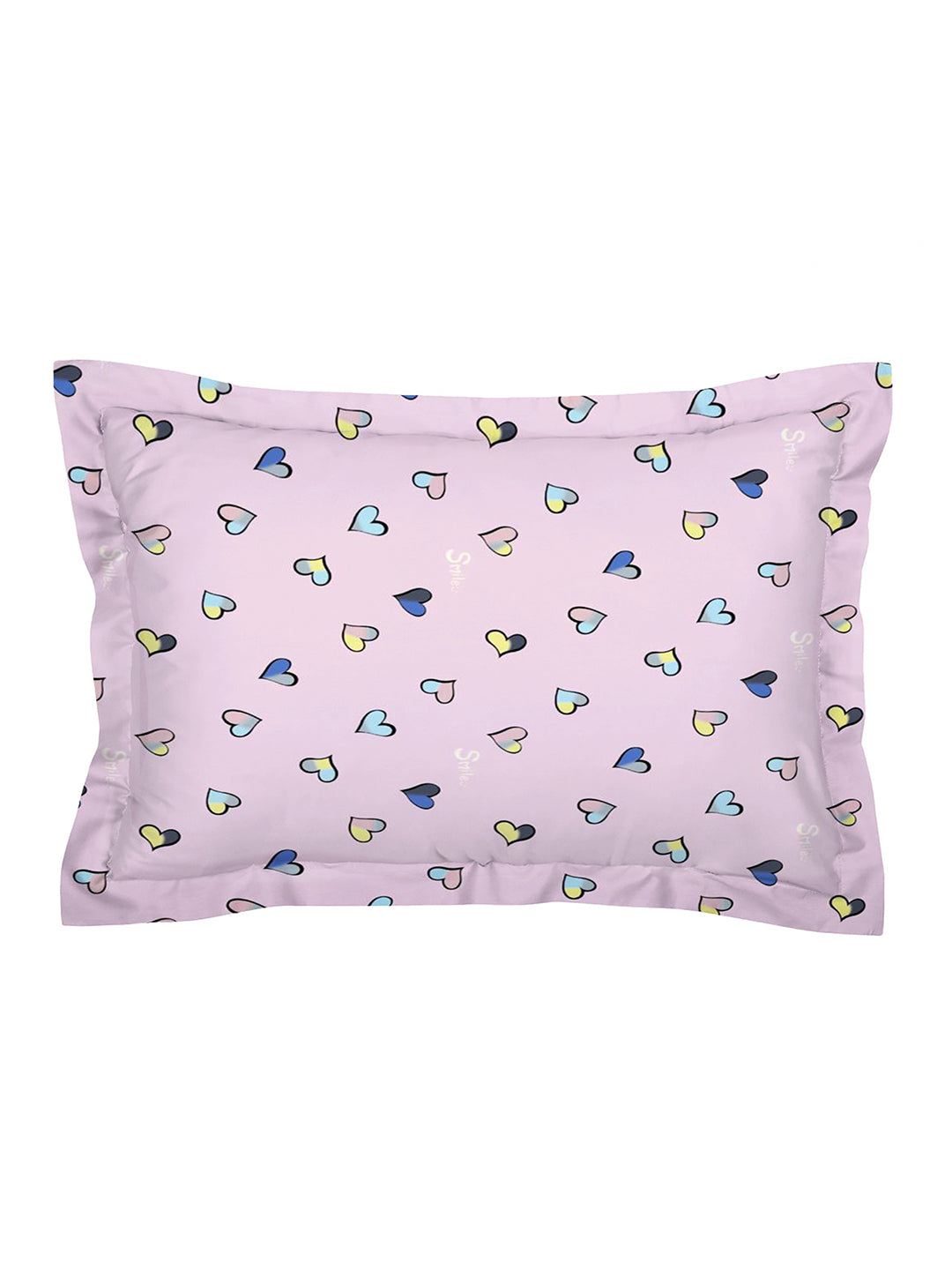 Glace Cotton Abstract Flat Double Bedsheet with 2 Pillow Covers