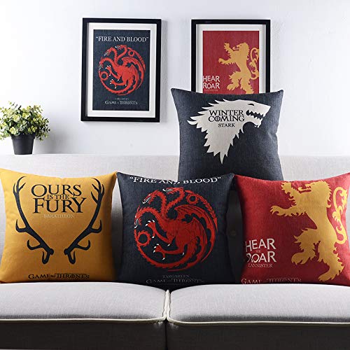 Set of 4 Decorative Throw Pillow/Cushion Covers – Multi