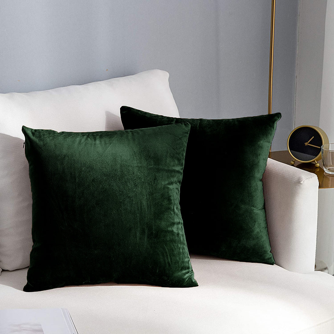 Premium Velvet Reversible Decorative Throw Pillow/Cushion Covers