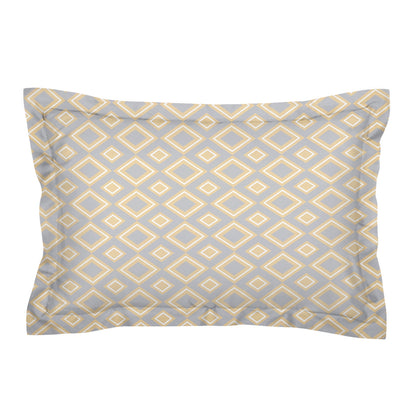 Glace Cotton Abstract Flat Single Bedsheet with 1 Pillow Cover