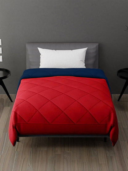 AEROHAVEN 220 GSM Microfiber All-Weather Solid Colour Bed Reversible Comforter AC Quilt Blanket