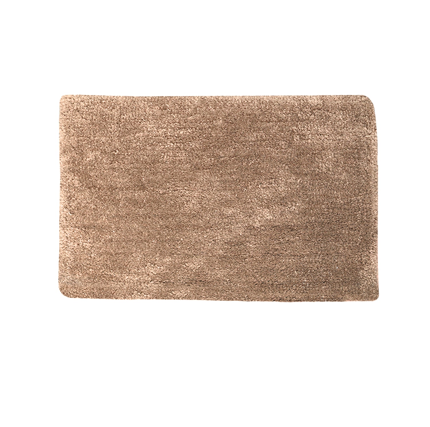 Soft Microfiber Anti Slip Bathmat, Coffee