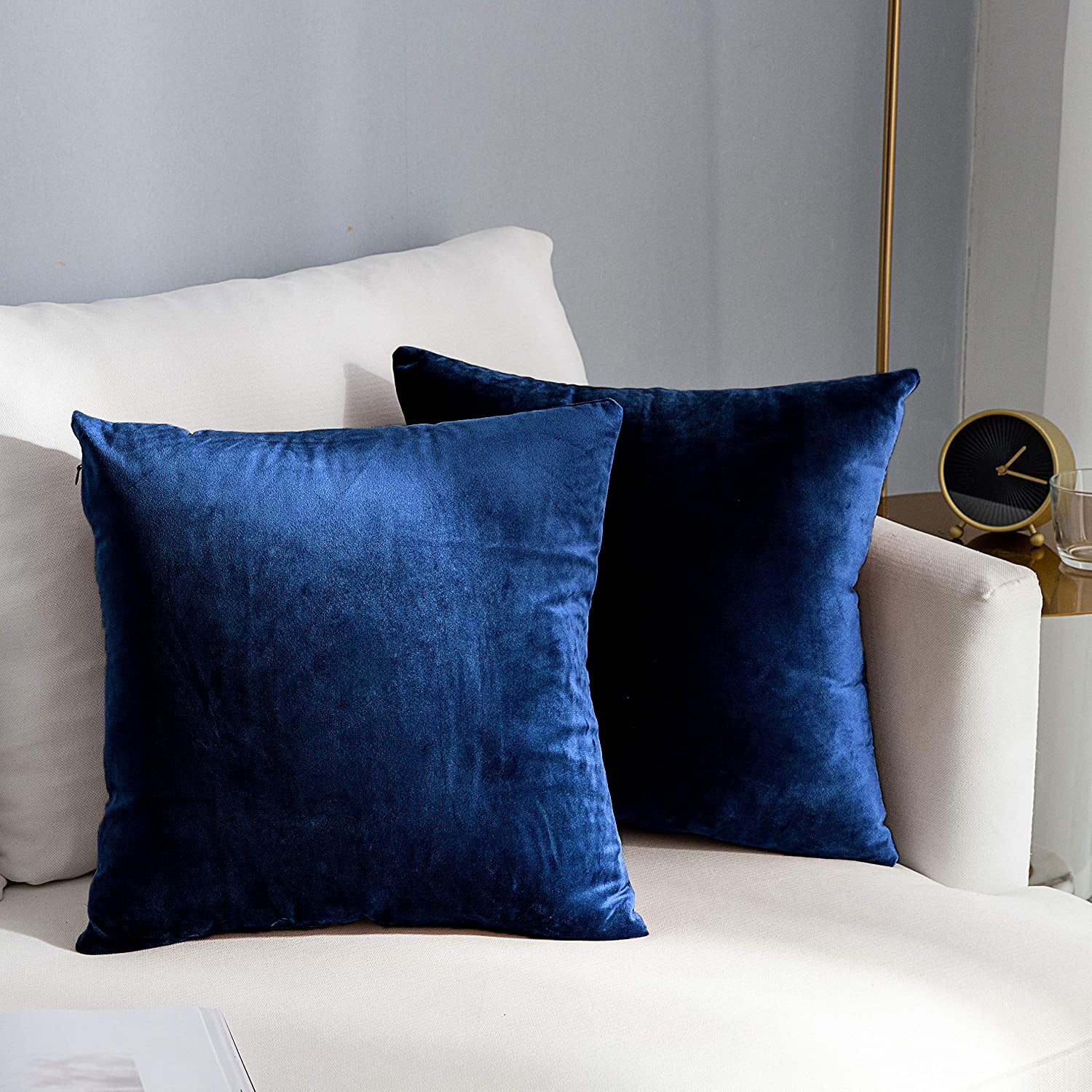 Premium Velvet Reversible Decorative Throw Pillow/Cushion Covers