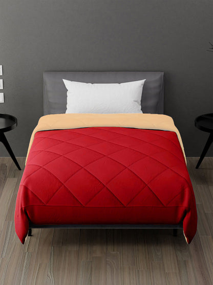 AEROHAVEN 220 GSM Microfiber All-Weather Solid Colour Bed Reversible Comforter AC Quilt Blanket