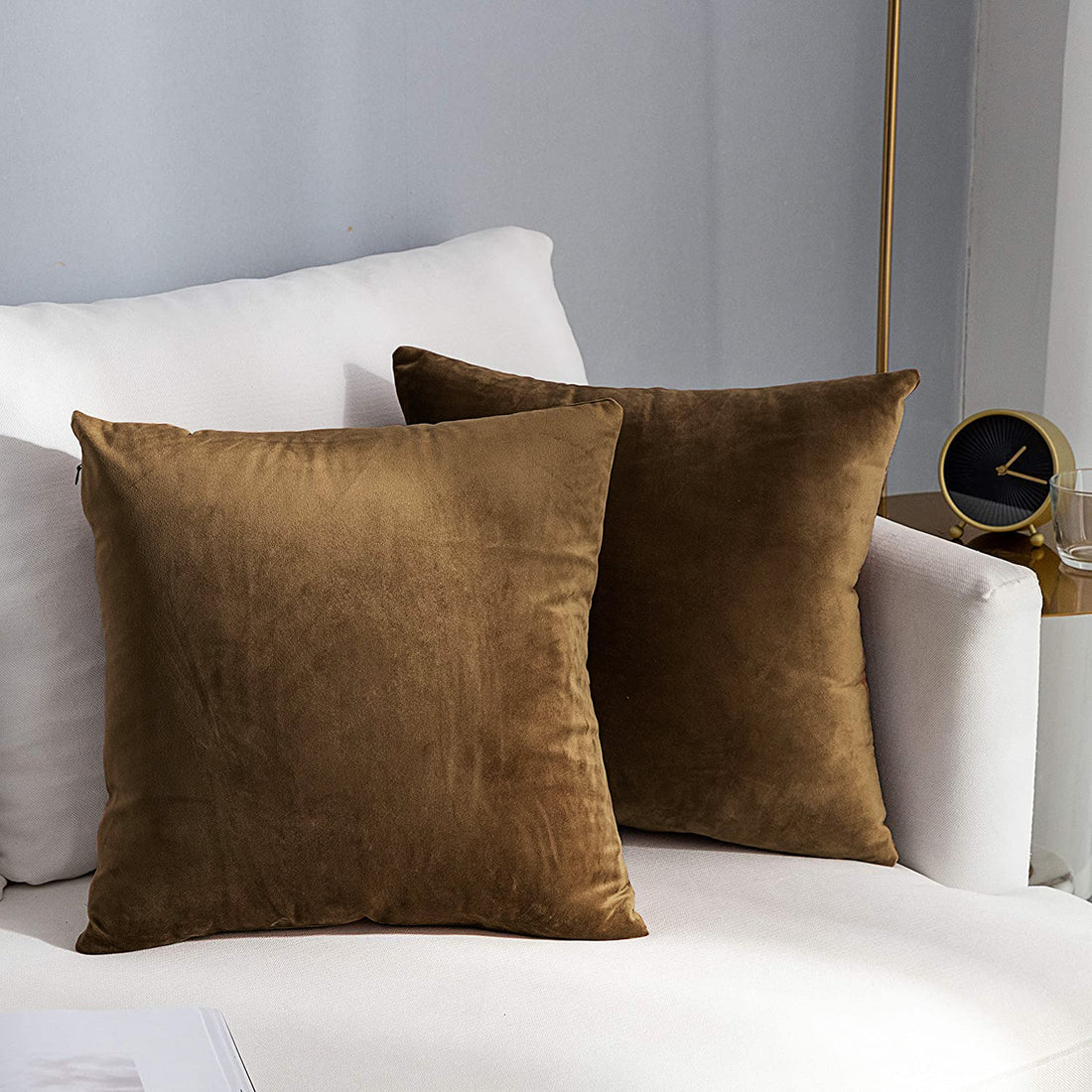 Premium Velvet Reversible Decorative Throw Pillow/Cushion Covers