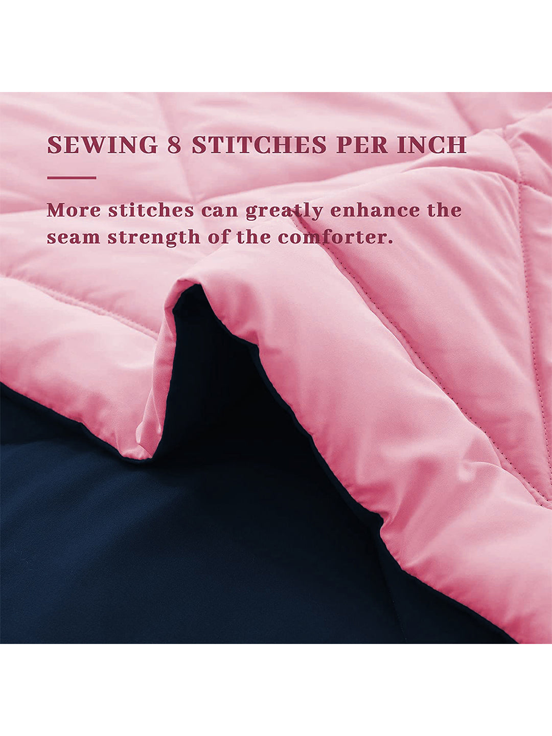 AEROHAVEN 220 GSM Microfiber All-Weather Solid Colour Bed Reversible Comforter AC Quilt Blanket