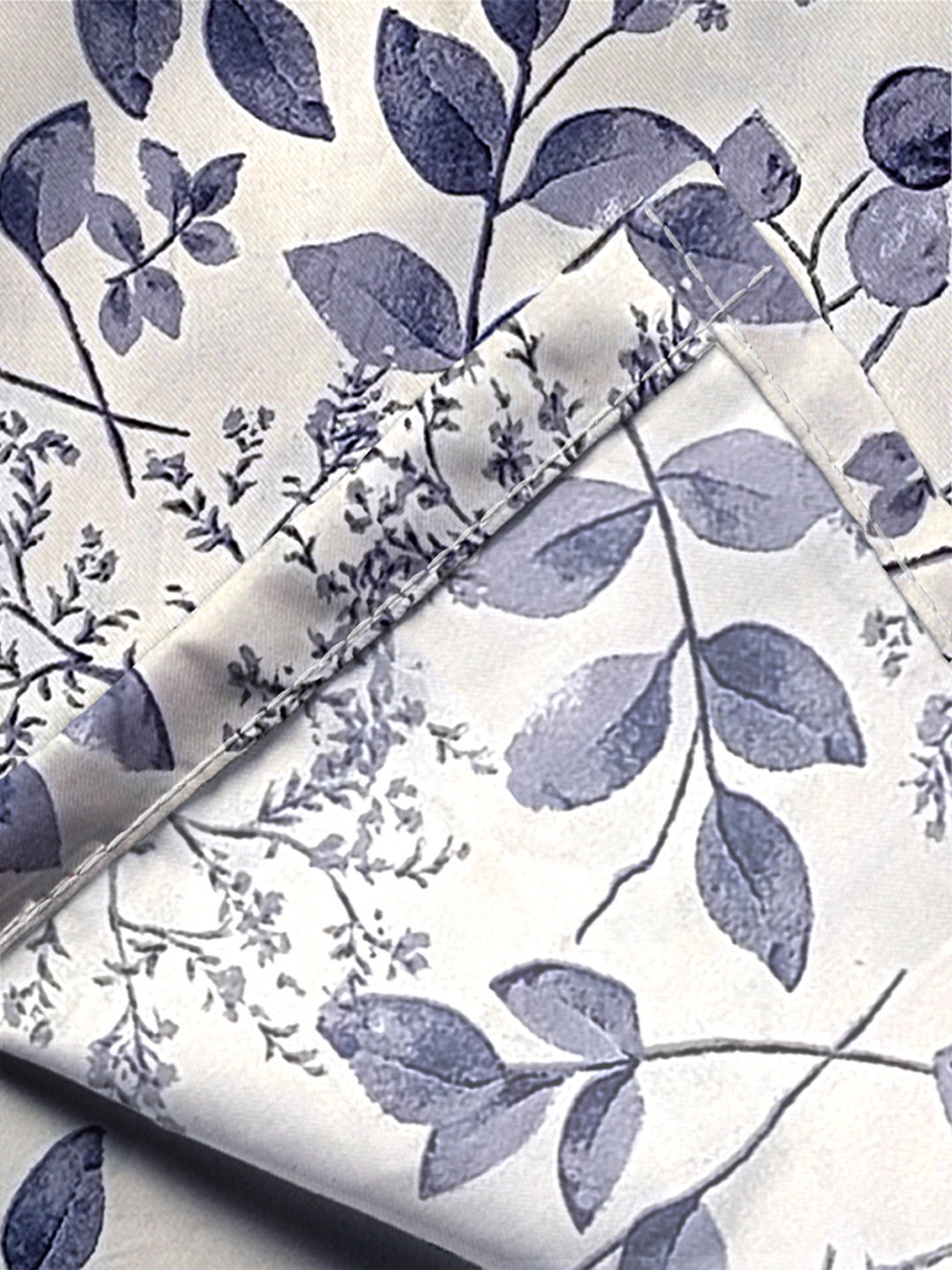 Glace Cotton Abstract Flat Single Bedsheet with 1 Pillow Cover