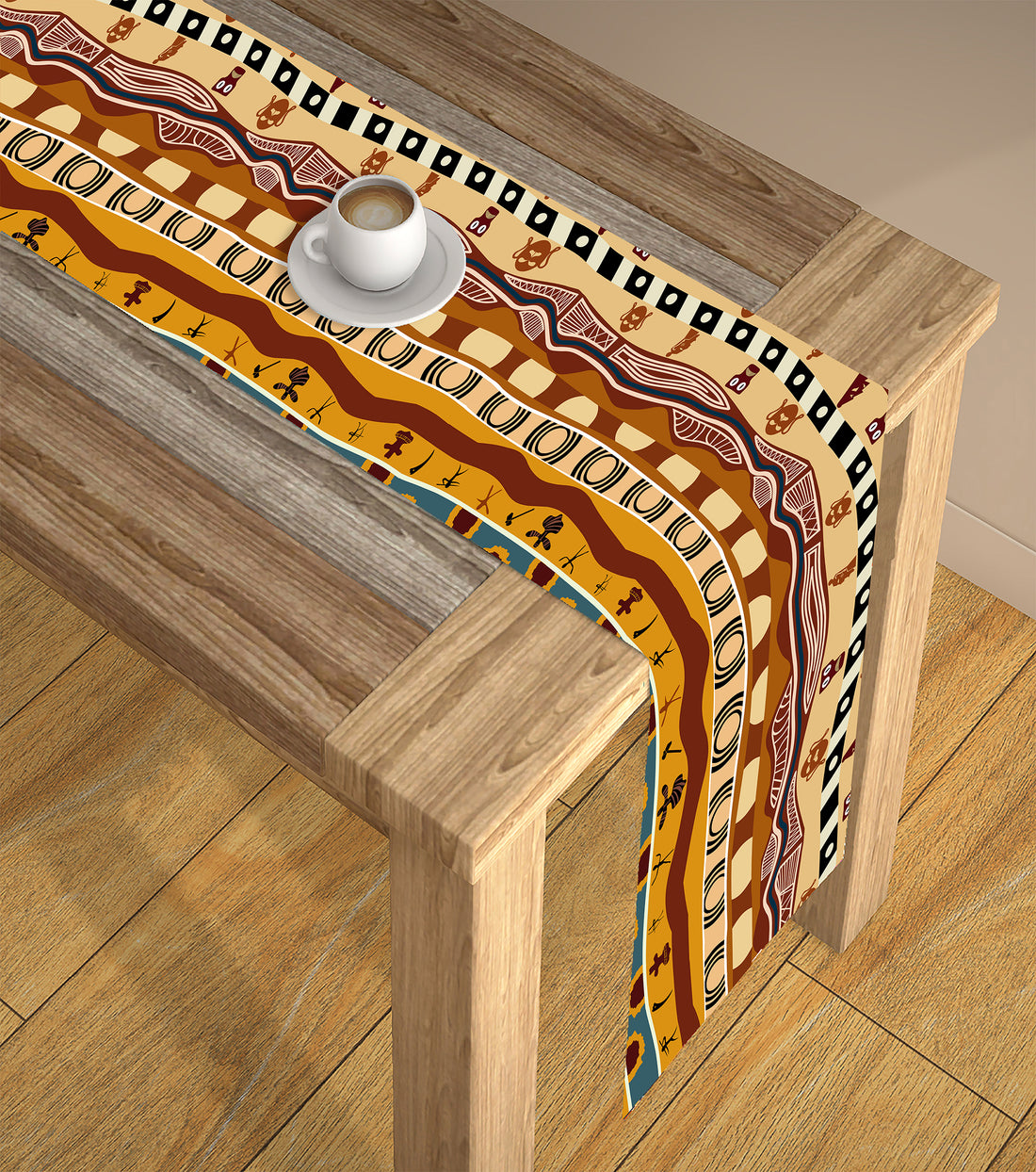 Premium HD Digital Printed Polyester Table Runner