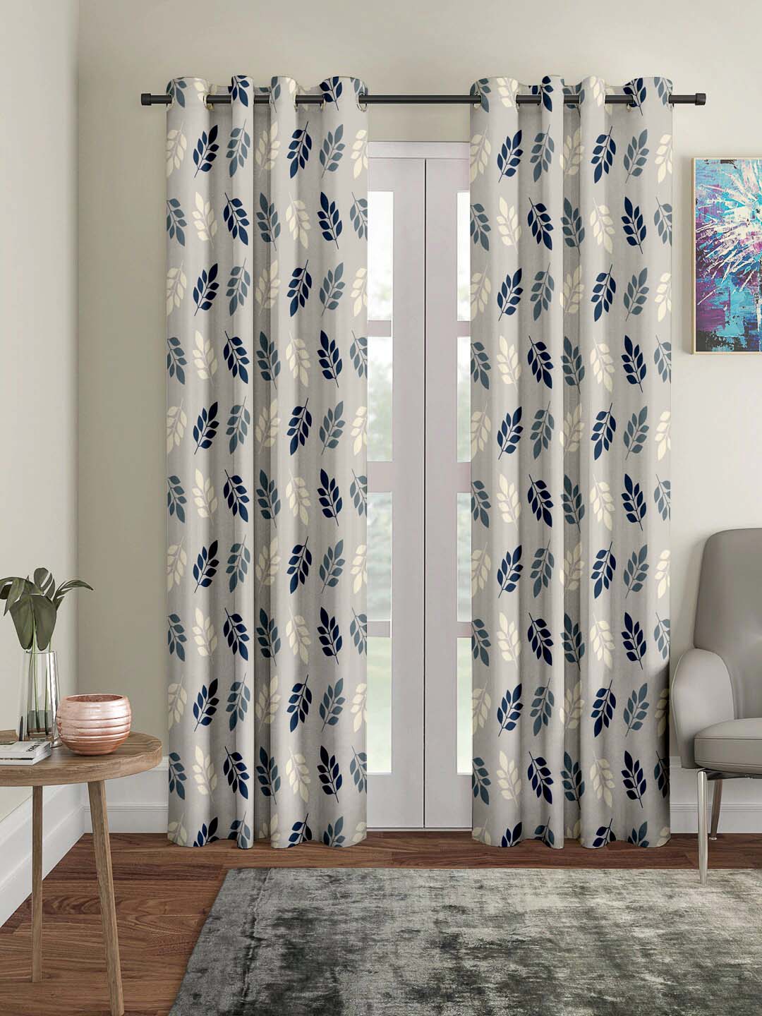 Polyester Digital Printed Grommet Room Darkening Curtains