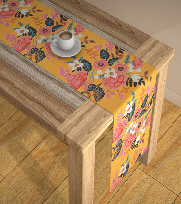 Premium HD Digital Printed Polyester Table Runner