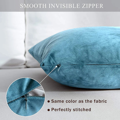Premium Velvet Reversible Decorative Throw Pillow/Cushion Covers