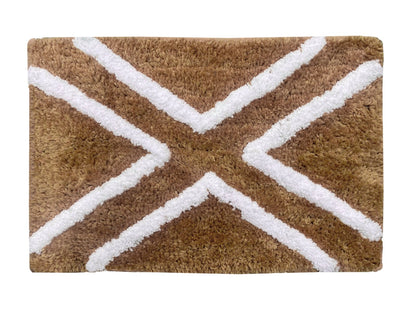 Glorious Super Soft Microfiber Anti Slip Bathmat, Coffee