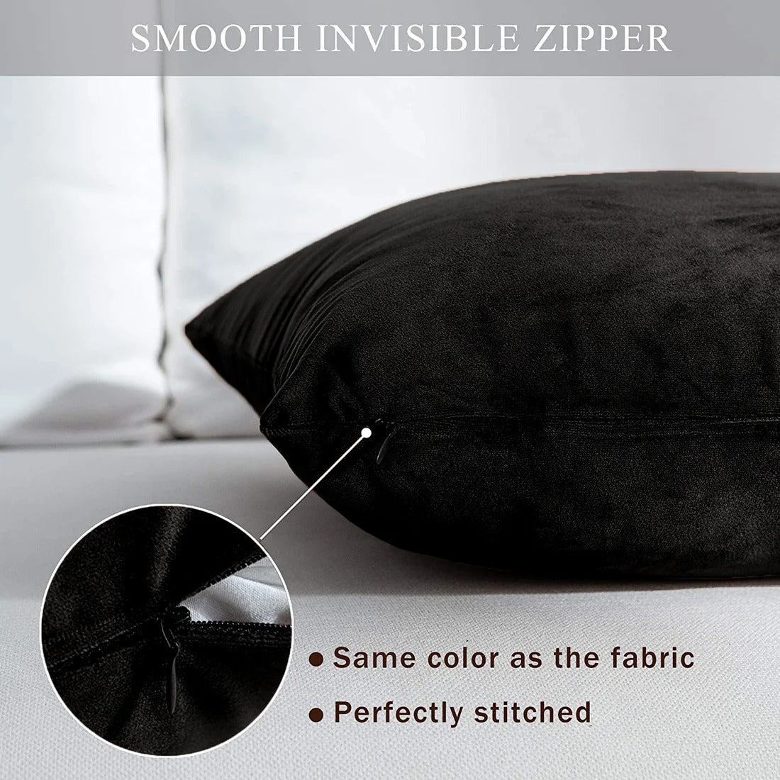 Premium Velvet Reversible Decorative Throw Pillow/Cushion Covers