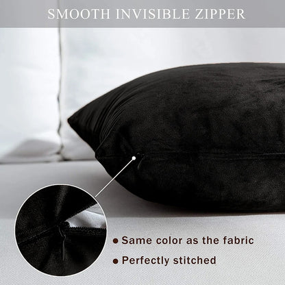 Premium Velvet Reversible Decorative Throw Pillow/Cushion Covers