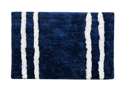 Glorious Super Soft Microfiber Anti Slip Bathmat, Navy