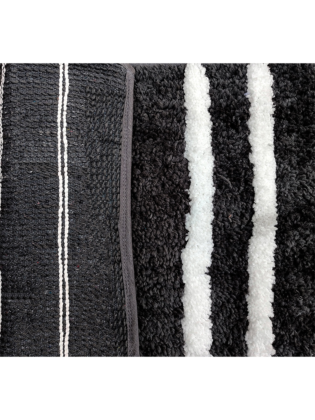 Glorious Super Soft Microfiber Anti Slip Bathmat, Black