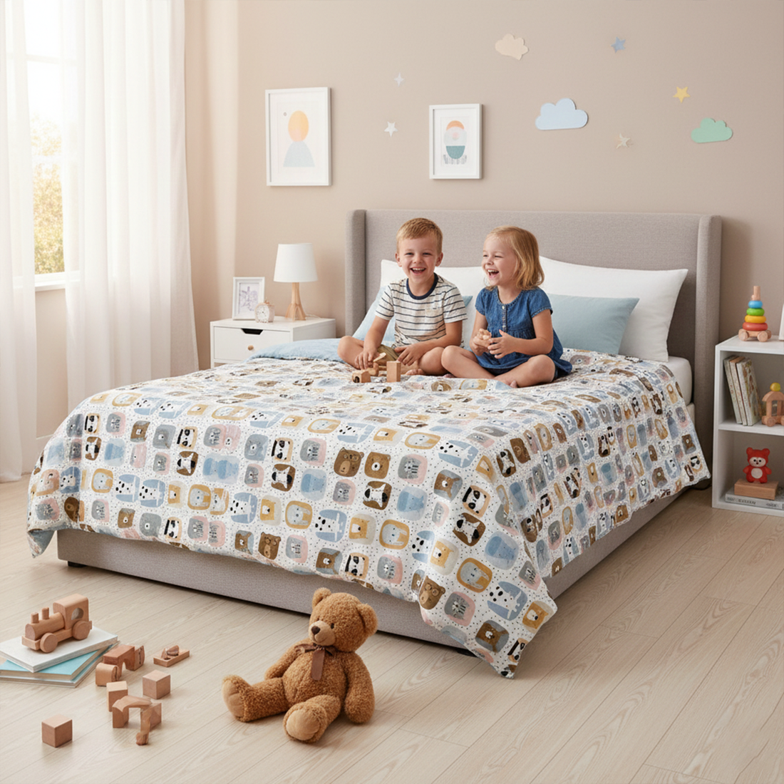 AEROHAVEN Soft Kids Comforter Hypoallergenic Microfiber Double Bed Quilt