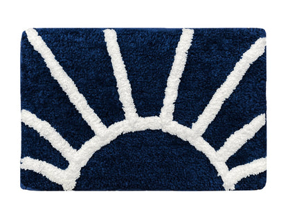 Glorious Super Soft Microfiber Anti Slip Bathmat, Navy