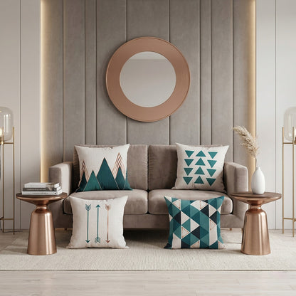 Set of 4 Designer Decorative Throw Pillow/Cushion Covers