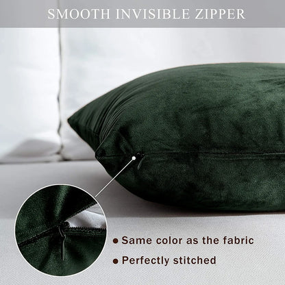 Premium Velvet Reversible Decorative Throw Pillow/Cushion Covers