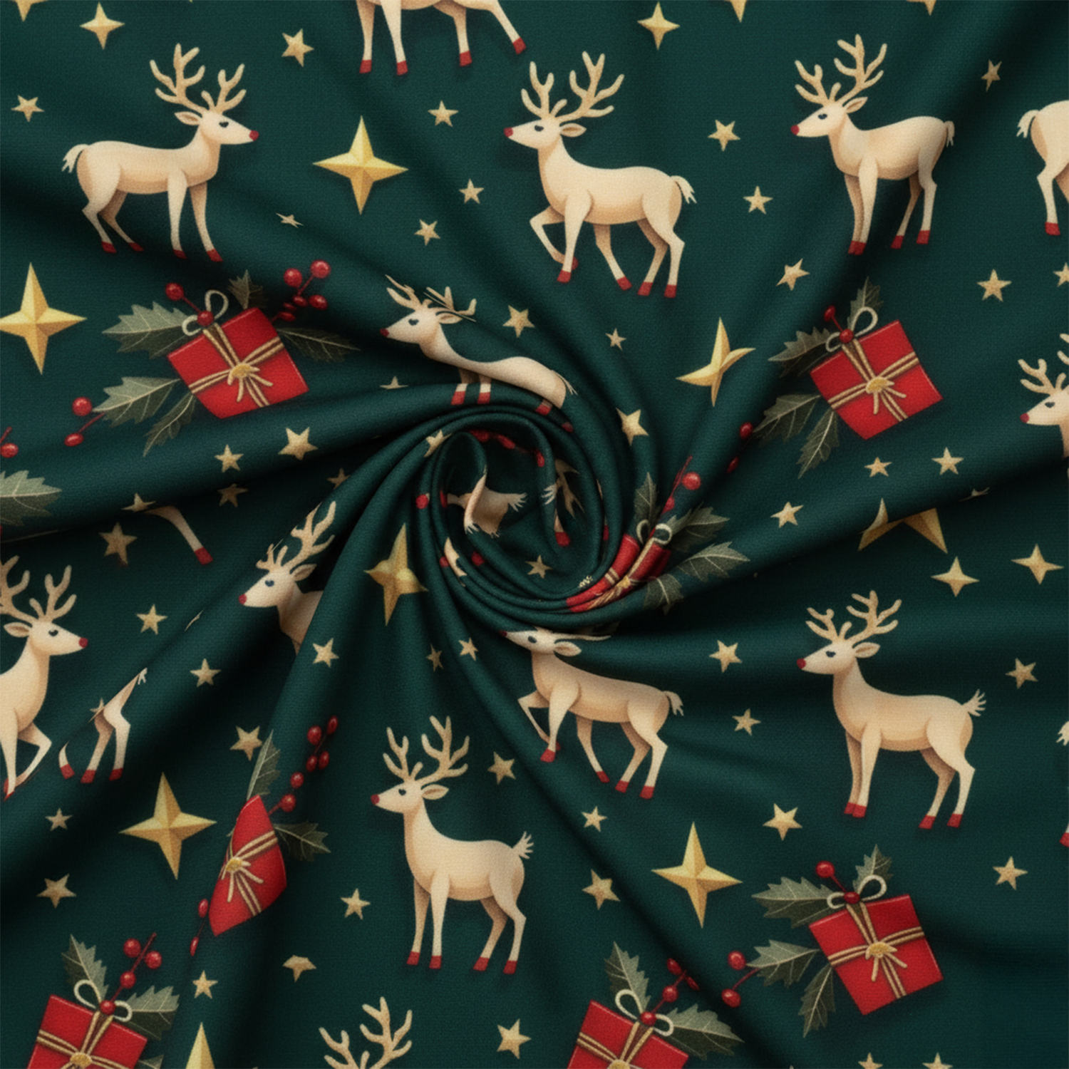 AEROHAVEN Velvet Christmas Curtains for Festive Home Décor and Gifting