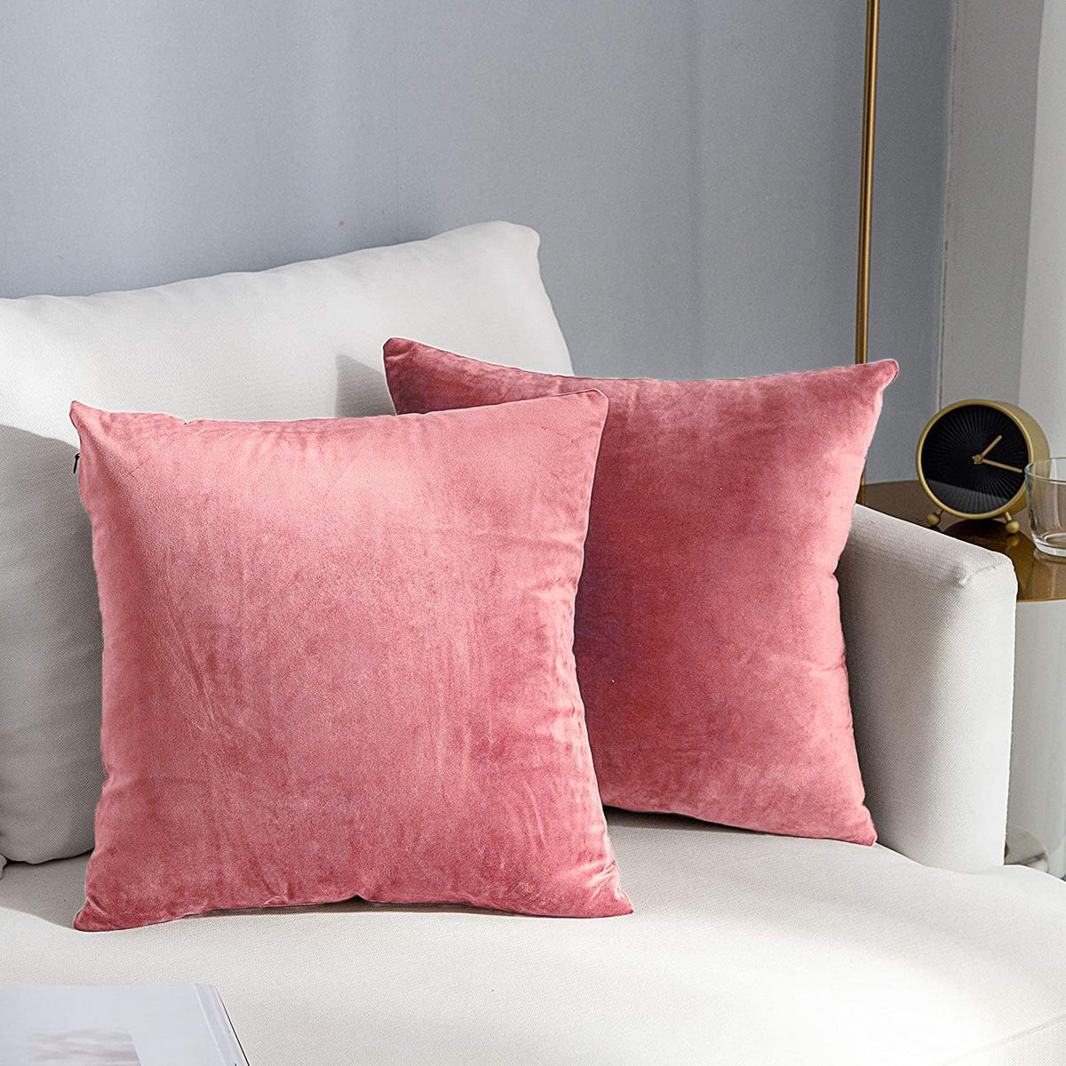 Premium Velvet Reversible Decorative Throw Pillow/Cushion Covers