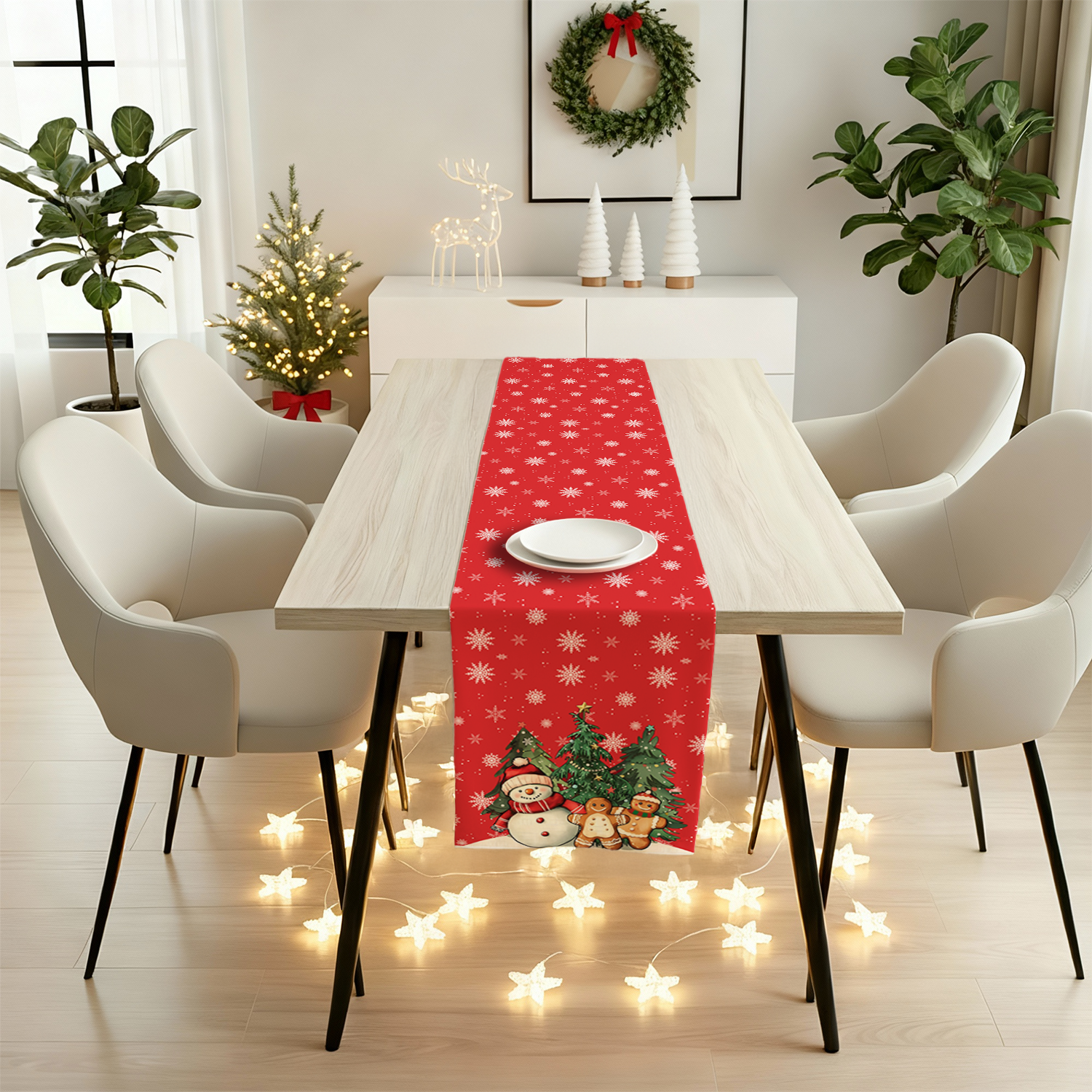 AEROHAVEN Christmas Dining Table Runner for Festive Home Décor and Gifting