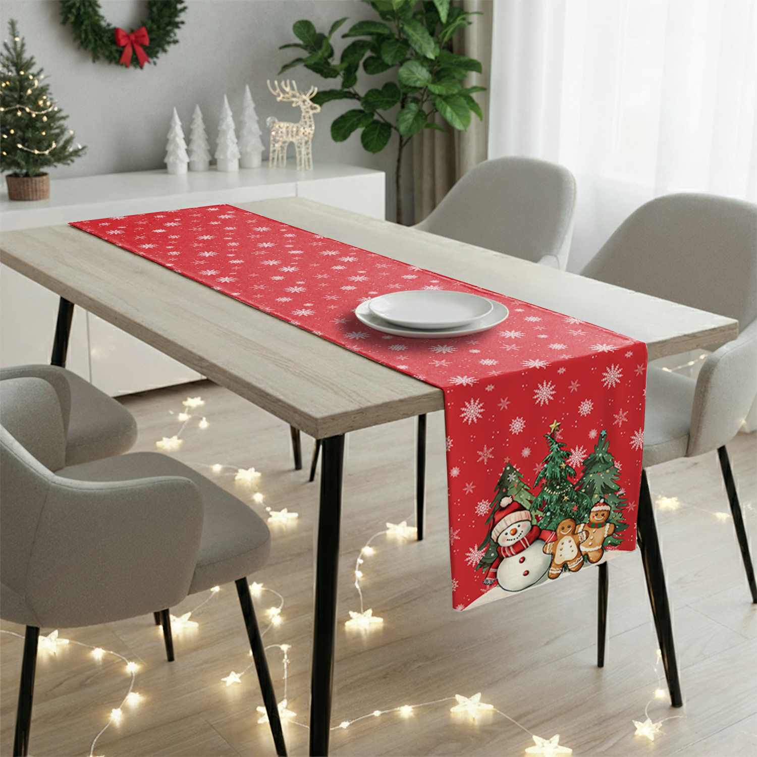 AEROHAVEN Christmas Dining Table Runner for Festive Home Décor and Gifting