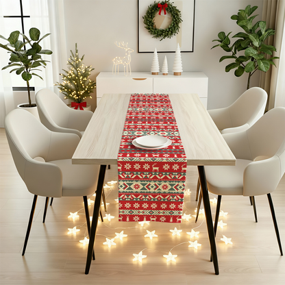 AEROHAVEN Christmas Dining Table Runner for Festive Home Décor and Gifting
