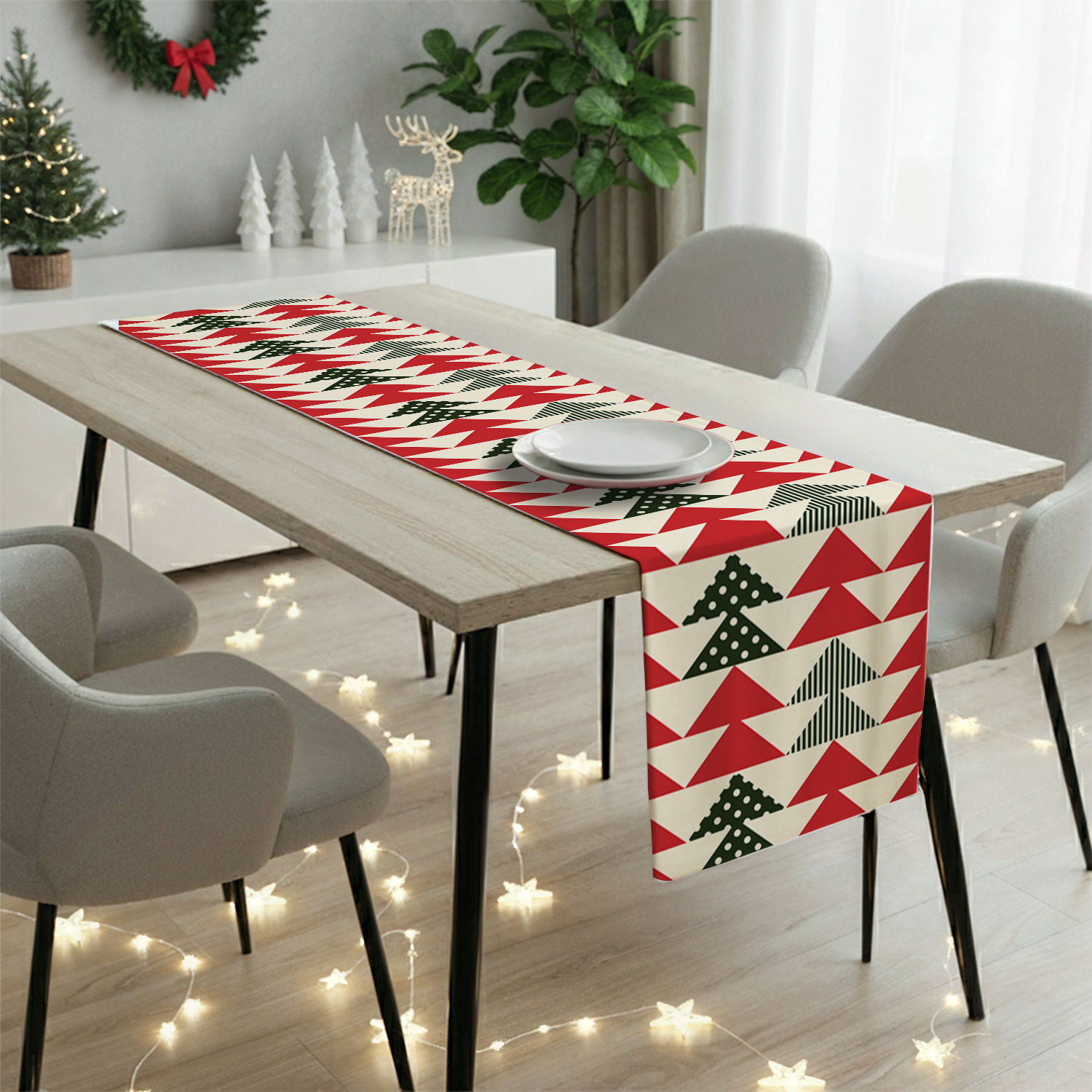 AEROHAVEN Christmas Dining Table Runner for Festive Home Décor and Gifting