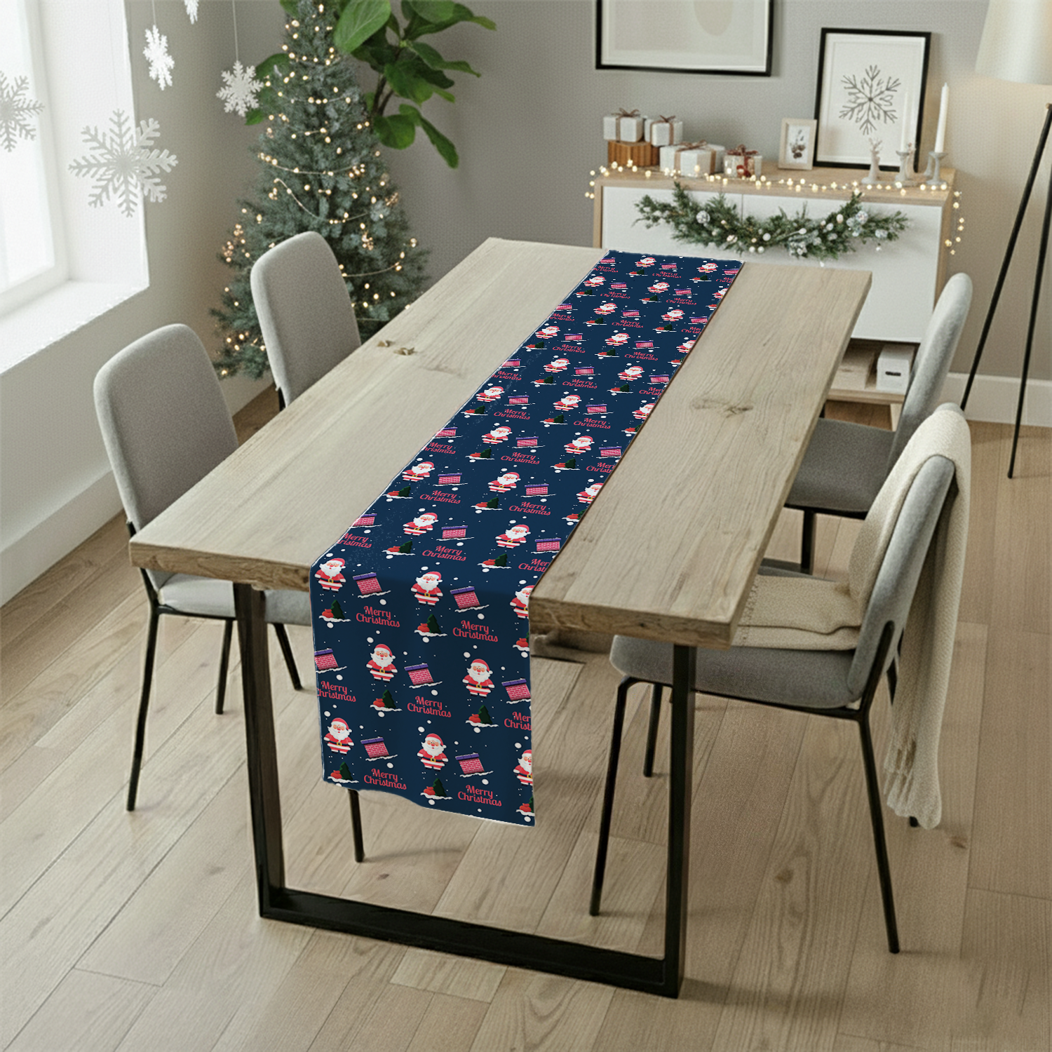 AEROHAVEN Christmas Dining Table Runner for Festive Home Décor and Gifting