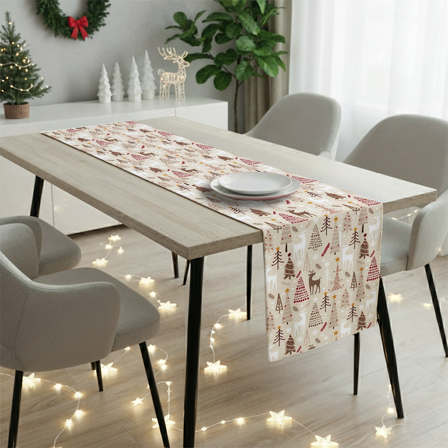 AEROHAVEN Christmas Dining Table Runner for Festive Home Décor and Gifting