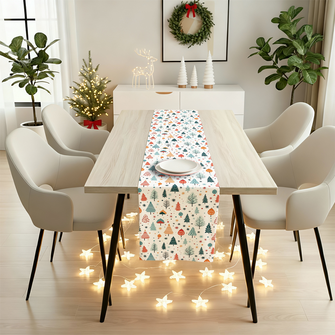 AEROHAVEN Christmas Dining Table Runner for Festive Home Décor and Gifting