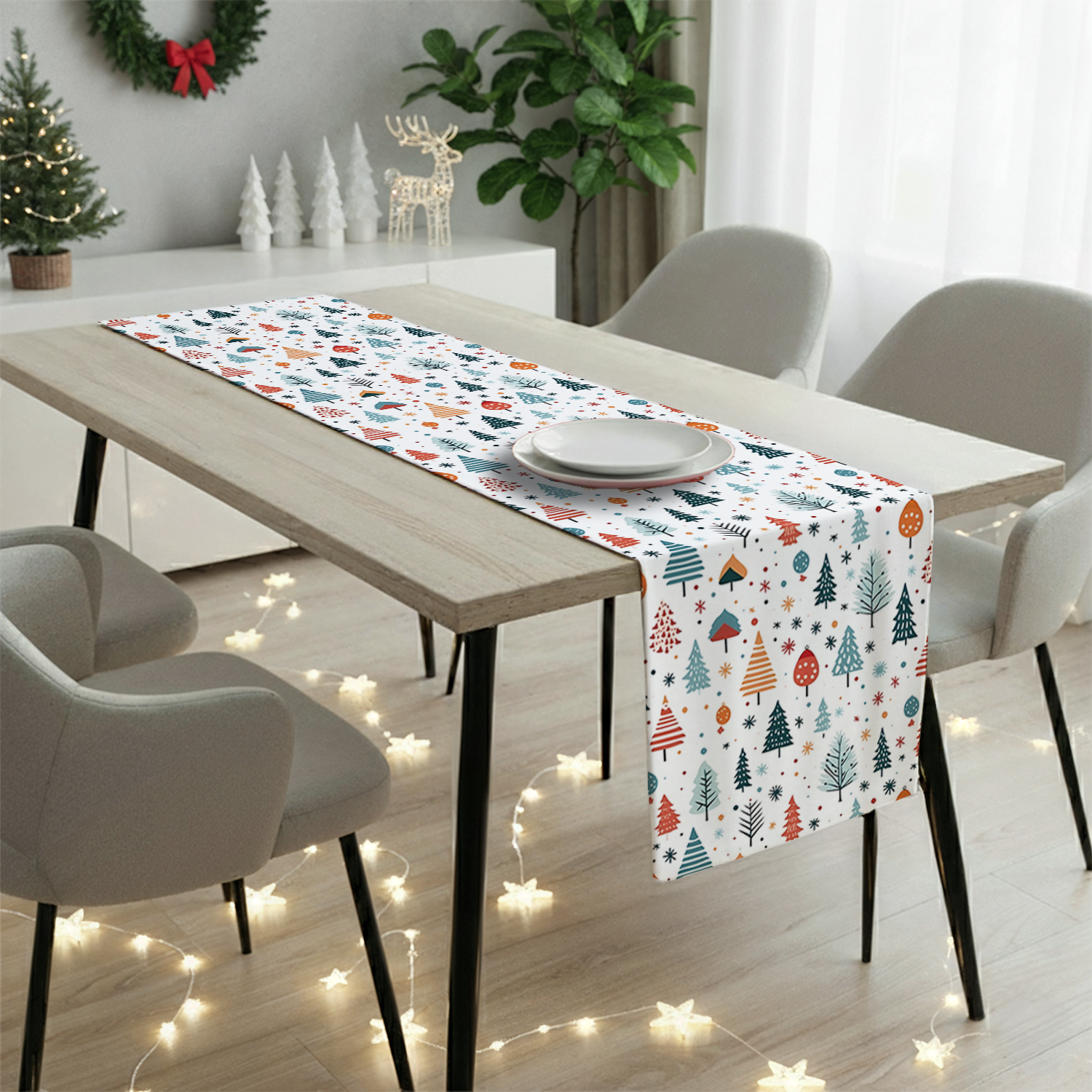 AEROHAVEN Christmas Dining Table Runner for Festive Home Décor and Gifting