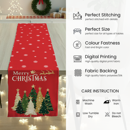 AEROHAVEN Christmas Dining Table Runner for Festive Home Décor and Gifting