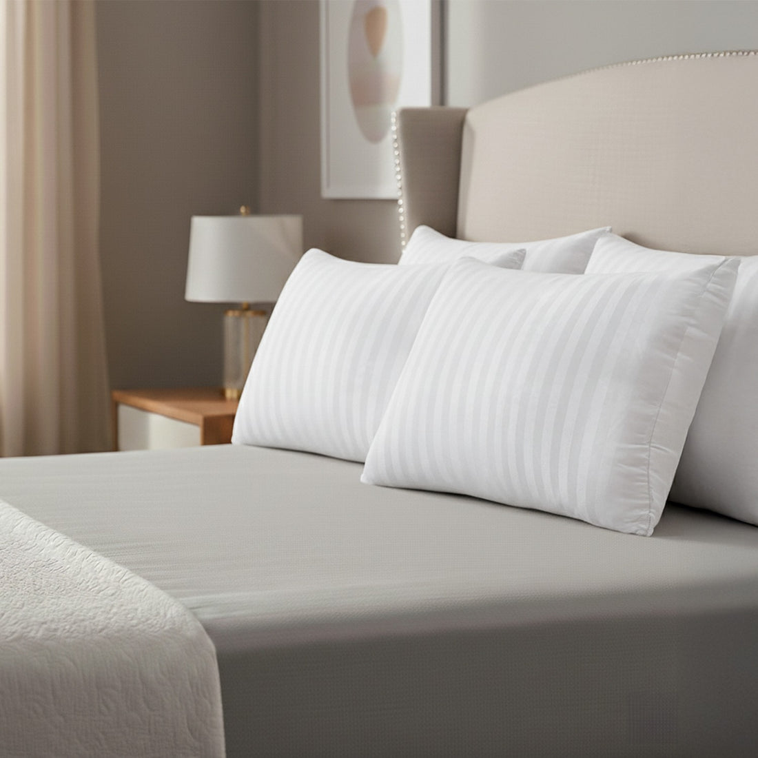 Premium Set of 2 Hollow Dream Hypoallergenic Filler Bedcushion /Throw Pillow Insert